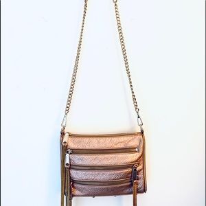 Rebecca Minkoff Mini 5 Zip Croossbody Bag Purse